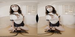 【180VR3D】VRで目の前で観察　まみ21歳専門学校生海外製電マ人生初体験