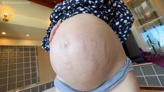 美鈴さん（妊娠９ヶ月）お腹、おっぱい、おしり全てのサイズがボリュームアップ！ボテ腹揺らしながらオホ声中出しSEX