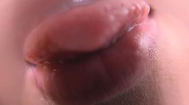 美形美人×キス＆唾液責め★キスフェチ★男に唾液かけてキス+メッシープレイ