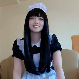 【新アカウント開設記念90%off 3000pt → 300pt】【300本限定】色白天使ゆなちゃんのメイド服姿で萌え萌ええっち！ FC2-PPV-4550510