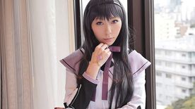 ■【人気再販ｾｰﾙ】■魔法少●まどか☆マギカ、暁美ほむらのコスプレ高身長美女に調教中出しセックスです！【まどマギ】 FC2-PPV-4593409