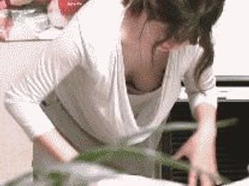 Mちゃんのおっぱいがたっぷん躍動ｗｗ揺れ乳胸ちら