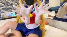 FC2-PPV-4720106 セーラー戦士の手コキ　金玉からっぽになるぐらいの射精を手袋へ