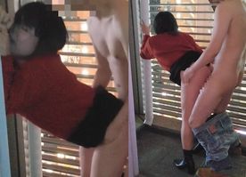 FC2-PPV-4706669 【野外露出編】人妻がカラオケの非常階段でベロベロ状態立ちバック生ハメ