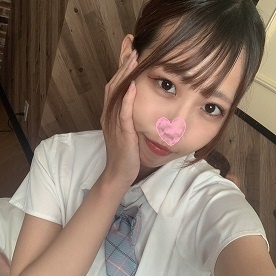 激カワ素人♪最高エロカワ敏感美女！巨乳Fカップの美白スレンダー♪かわいい笑顔が巨根を咥えるとスケベ顔に♪大きな美尻の吸引名器に孕ませ中出し2連発！特典:フェラチオ口内射精！