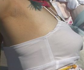 [ 個撮][HD]激カワレイヤー 腋くぱぁー剃り後超ーアップで萌！ぱつんぱつんパン線までバッチリ！