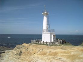 素材　海と灯台のある風景　著作権フリー素材