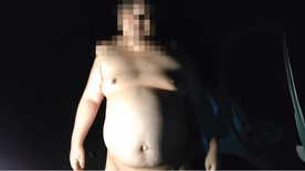 【#4】初めての全裸野外露出＆強*ローターを短小チンポに取り付け**射精させられる
