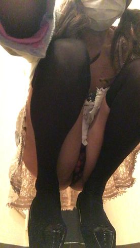 【女装】風華ちゃん立オナニー（早漏編）