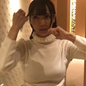 【ハメ撮り】白ニット巨乳アイドルと秘密のお泊まりH FC2-PPV-4420945