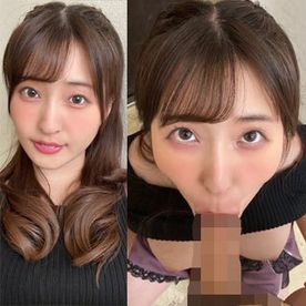 個撮)大量ヨダレがチンポに絡む【色白Fカップ巨乳お*さん】綺麗なお顔で見つめてネバネバ＆ずっぽりフェラ【口内発射】