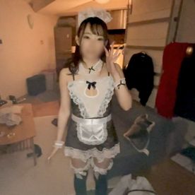 【素人／個撮】まじ抜ける…20歳ビジュ激良エロGAL。メイドランジェリー姿でアヘ顔晒しイキ淫れる着エロセックス。 FC2-PPV-4601641