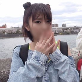 【素人】お花見中の20歳ギャル**大生をナンパ。むっちり巨乳を揺らして淫れるハメ撮りセックス。