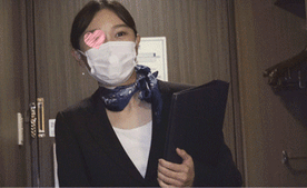 【ホテルウーマン】坂道系の激カワ*にAV見せ付けセクハラ＆****！ほぼノーパンの半ズレ生マ〇コ＆胸チラも！