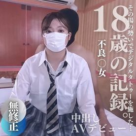 【無】18歳。その場のノリでデジタルタトゥーを施した不良ちゃんの記録。