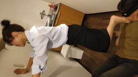みくちゃんのストッキングで顔面ストレッチマシーンでM男の顔面踏み付け　VOL２最終章