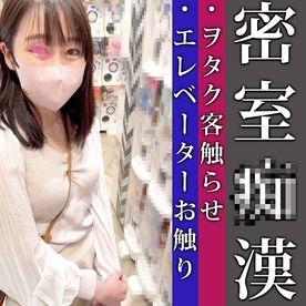 密室エレベーター***/某店でヲタクに触らせる外道/美乳を触りパンツ越しに手マンするヘンタイ5P FC2-PPV-4568324