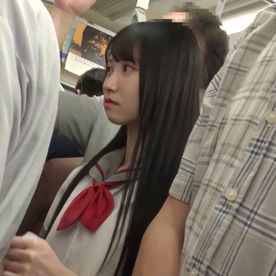 黒髪ロングのミニスカ美女があまりにも可愛くて・・・《電車チカン》 FC2-PPV-4242559