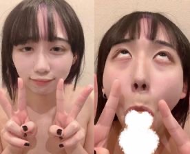 【アへ顔ダブルピース/大量ごっくん】今年卒業したピチピチ18歳の生き恥晒し！とんでもなく下品なアヘ顔白目で鼻穴伸ばしてチ〇カス喉奥イラマ！大学デビュー前に間違いなく黒歴史確定の映像を全世界に公開する。 FC2-PPV-4363499