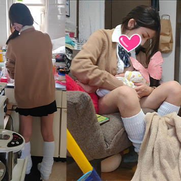 FC2 PPV 1842335 【300人突破記念❤数量限定1000ptOFF!!】❤三児のママ【10年振り】の制服❤包茎ちんこに母乳垂らして鬼頭攻め＆初ぱいずり❤10作目【ルーズソックス編】
