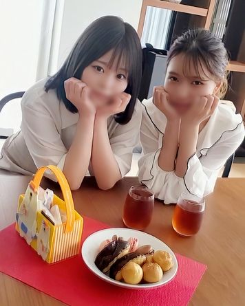 FC2 PPV 3048624 ※50本限定※4P連続中出し黒髪の華奢な子と巨乳のアニメ声バイト仲間のカフェ店員
