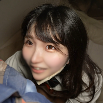 【黒髪に宿る純朴さ、あなたの笑顔のために】隠れ巨乳・来年3月卒業18歳 本命イチャ中出し