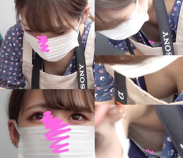 【陶芸胸チラ】3名　美人**さん2人×女子旅中の激カワ女子＃32