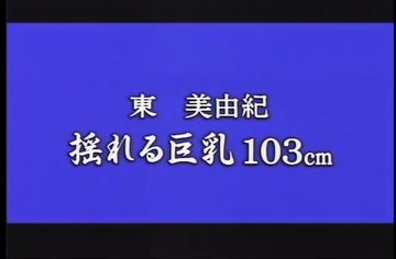 Q-093　揺れる巨乳１０３cm　東美由紀　