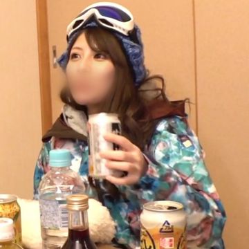【素人ナンパ】Eカップ美乳ボディなスキー女子。ガンハメFUCKで中出し！