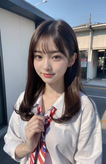 【無修正】制服コスプレ彼女とデート