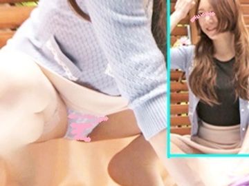 お外で美人の女子会　見晴らし最高☆☆お*さんのラッキーパンチラ☆☆