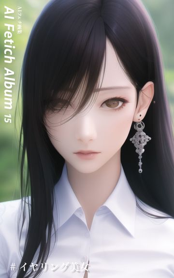 AI Fetich Album #15 イヤリング美女【AIグラビア写真集】