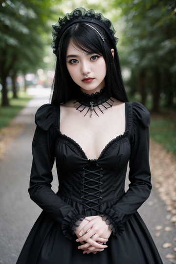 AI　Ayu18歳。「ゴシック****」