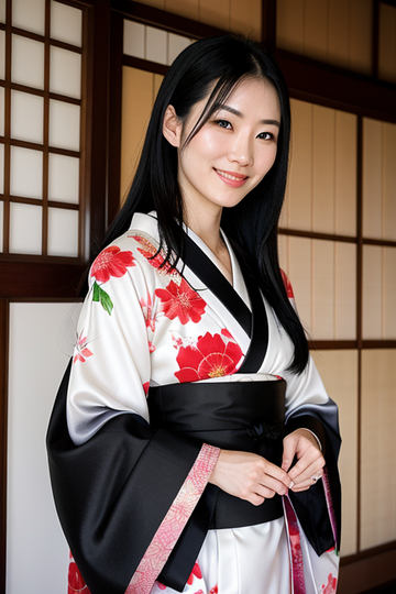 AI 「江戸時代の武家屋敷お嬢様。」