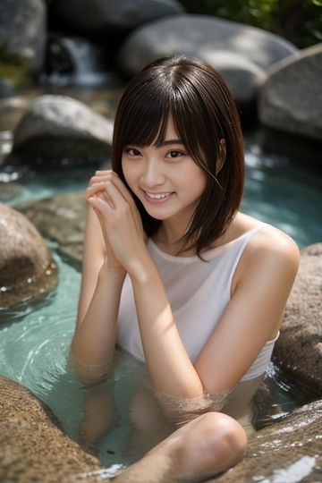 AI Ran18歳「学校と電車と温泉撮影」
