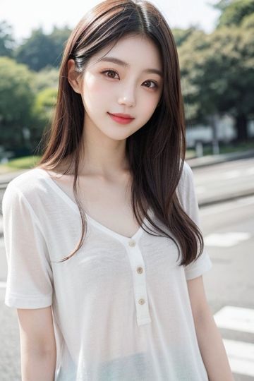 AI美女「街で見つけたティーンエイジャー」