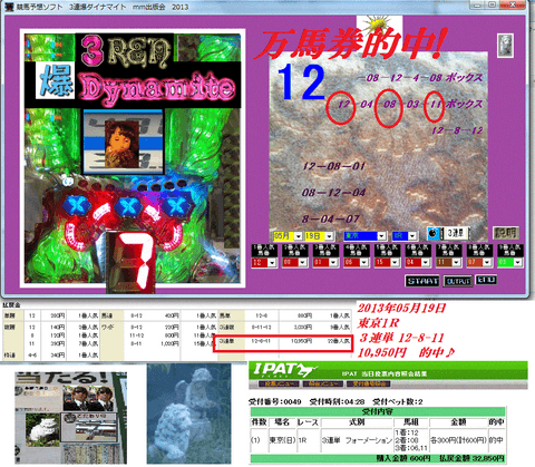 競馬予想ソフト　『 3連爆ダイナマイト 』