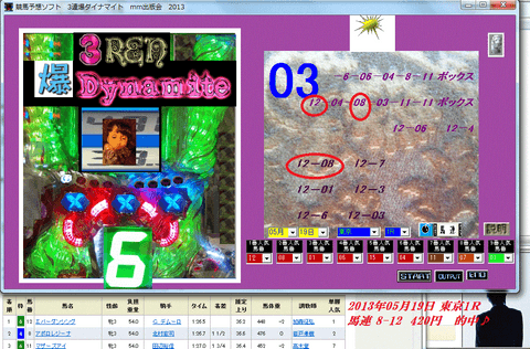 競馬予想ソフト　『 3連爆ダイナマイト 』