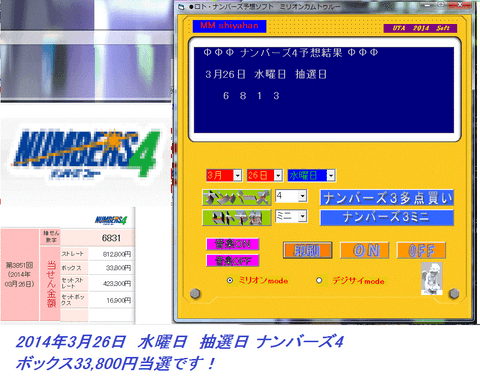 ★ミリオンカムトゥルー2014★