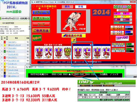 『PCP馬券横綱物語2014』