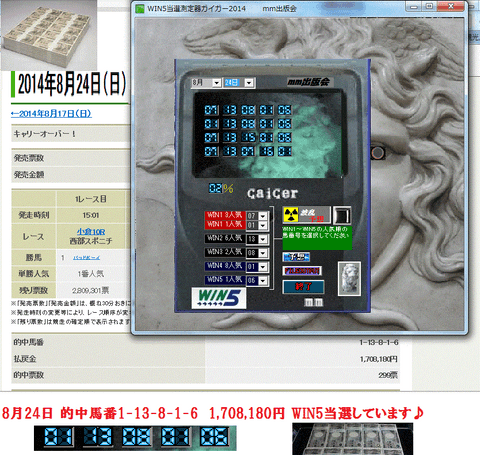 [WIN5当選測定器ガイガー2014]　予想ソフト