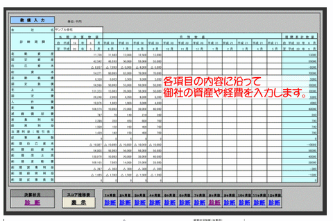 経営診断ソフト　ドクターザイム