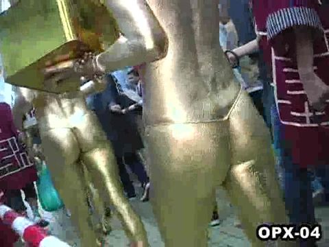 マジすか！？美人さん多数出演！！噂の金粉祭り06