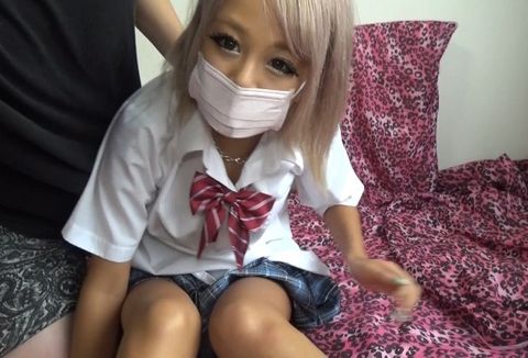【ライブチャット】帽*男とアニメ声黒ギャル(童顔)がセックス配信