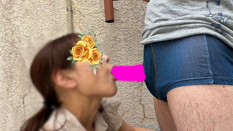 肉食性欲オバケの人妻がカリ高・ハーフ巨根・短小チンコを根こそぎフェラ抜き！夕*さん（Vol５）お口奉仕３連続ごっくん