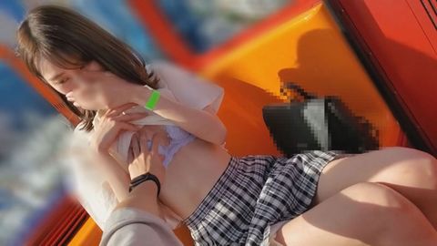 【前半】ミスコン入賞経験ありの172cmスレンダー**と遊園地デート3p連続射精③(51分)