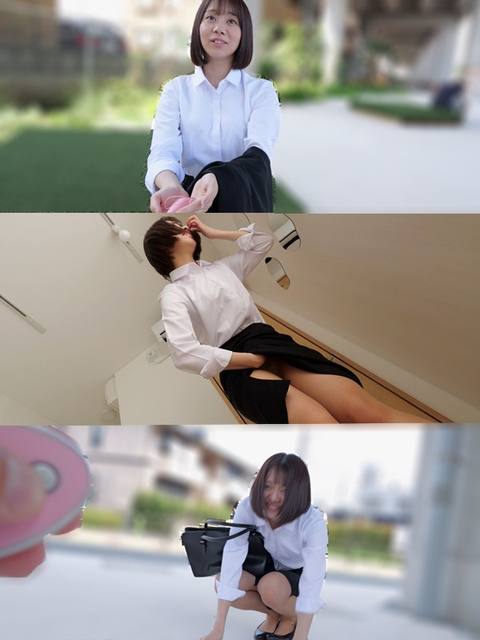 就活失敗続きのJDにリモバイ装着させて露出デート…羞恥と快感で外で発情し甘イキくり返す無毛マ●コに中出し
