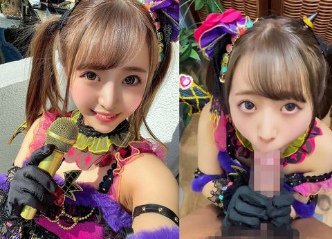 裏フェラ３本【】アイドルフェス裏で　全裸でフェラしていたド変態映像　＋　ライブアイドル、プロレイヤー彼氏が流した動画【個人撮影】
