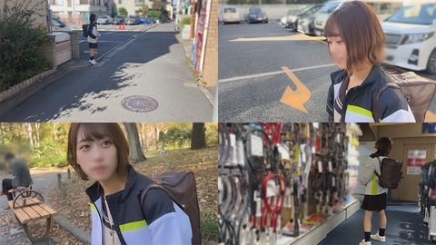 【初撮り・中出し】軟式テニス選手・りお18歳「ツルツル」無毛まんこ デカちんオヤジの生ピストンに悶絶中イキ＆大量種付け