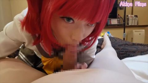 【女装】【潮吹き】巨根に責めされメスイキの連続と潮吹き！イマラチオと乳首激責め！ lilycd-akina ブチメスイキされる！#17【shemale】